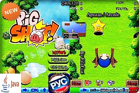 Pig Shot / Стрельба свиньями - скачать бесплатно без регистрации и смс - igropoisk.at.ua