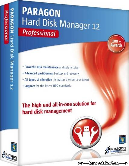 Paragon Hard Disk Manager 12 Professional v10.1.19.16240 Final + Boot Media Builder (Официальная русская версия!) - скачать бесплатно без регистрации и смс - igropoisk.at.ua