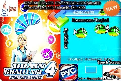 Brain Challenge 4: Breaking Limits+Touch Screen/Stylus / Мозговой штурм 4: Превзойди себя - скачать бесплатно без регистрации и смс - igropoisk.at.ua